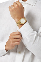 Ultra Thin Bracelet 38mm Gold Steel Watch